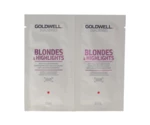 Šampón a kondicionér pre blond vlasy Goldwell Blondes  a  Highlights - 2x10 ml (206248)