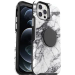 Otterbox Pop Symmetry zadný kryt na mobil Apple iPhone 12, iPhone 12 Pro bieločierna