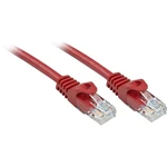 LINDY 48181 RJ45 sieťové káble, prepojovacie káble CAT 6 U/UTP 0.50 m červená s ochranou 1 ks