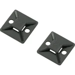 TRU COMPONENTS TC-HCR26R203 úchytka samolepiaci 1593039 Priemer káblového zväzku (rozsah) 25.40 mm (max)  4cestný vstup