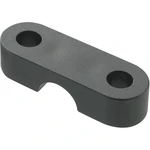TRU COMPONENTS  odľahčenie ťahu   Priemer svorky (max.) 4.5 mm  polyamid 6.6 čierna 1 ks