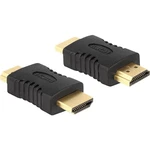 Delock 65508 HDMI adaptér [1x HDMI zástrčka - 1x HDMI zástrčka] čierna pozlátené kontakty