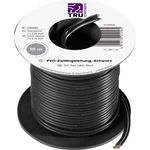 TRU COMPONENTS 1565082 opletenie / lanko  2 x 0.75 mm² čierna 10 m