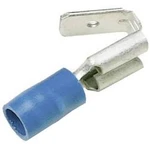 Faston zásuvka LAPP 63102020 s odbočkou, 6.3 mm x 0.8 mm, 180 °, částečná izolace, modrá, 50 ks