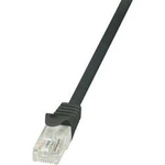 Síťový kabel RJ45 LogiLink CP2023U, CAT 6, U/UTP, 0.50 m, černá