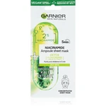 Garnier Skin Naturals Ampoule Sheet Mask plátýnková maska s čisticím a osvěžujícím účinkem 15 g