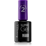 Rimmel Super Gel Step 2 vrchní ochranný lak na nehty s leskem 12 ml