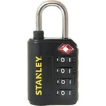 TSA visací zámek na heslo Stanley 81150 393 401, 30 mm, černá