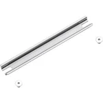 Montážní DIN lišta bez otvorů Weidmüller TS35/203 KLIPPON K51POK5, bez otvorů, 10 mm, ocelový plech, 1 ks