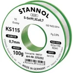 Cínová pájka PBF Sn99Cu1, Ø 0 ,7 mm, 100 g, Stannol KS115