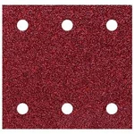 Sada brusného papíru Wolfcraft 1761000 na suchý zip, s otvory, Zrnitost 60, 120, 240, (d x š) 115 mm x 100 mm, 10 ks