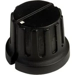 Otočný knoflík s ukazatelem SCI PN-38C (6.4mm), (Ø x v) 20.3 mm x 15.6 mm, s ukazatelem černá, 1 ks