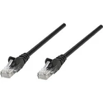 Síťový kabel RJ45 Intellinet 342070, CAT 6, U/UTP, 3.00 m, černá