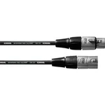 Mikrofonní kabel Cordial REAN XLR-F/XLR-M 1 m černá XLR (F) / XLR (M)