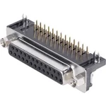 D-SUB zásuvková lišta BKL Electronic 90 °, pólů 15, do DPS, úhlová, 1 ks