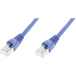 Síťový kabel RJ45 Telegärtner L00005A0030, CAT 6A, S/FTP, 10.00 m, modrá
