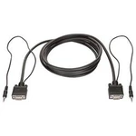 VGA / jack kabel Bachmann [1x VGA zástrčka, jack zástrčka 3,5 mm - 1x VGA zástrčka, jack zástrčka 3,5 mm] černá 5.00 m