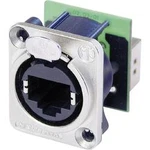 Konektor RJ45 EtherCon Neutrik NE 8 FDP, zásuvka rovná, niklová