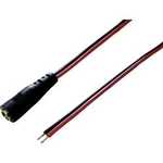 Napájecí kabel zásuvka / otevřený konec BKL 072062, rovná, červená/černá, 2 m