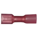 Faston zásuvka Vogt Verbindungstechnik 3963h se smršťovací bužírkou, 6.3 mm x 0.8 mm, 180 °, plná izolace, červená, 1 ks