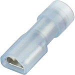 Faston zásuvka Vogt Verbindungstechnik 396508 4.8 mm x 0.8 mm, 180 °, plná izolace, modrá, 1 ks