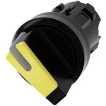 Kloubový spínač Siemens 3SU1002-2BC30-0AA0, otočný přepínač, 1 x 45 °, černá, žlutá, 1 ks