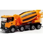 Herpa 312424 H0 Scania CG 17 betonový míchačka nákladních vozů 4-nápr., kommunalská oranžová"