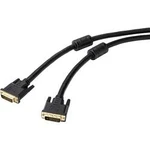DVI kabel Renkforce [1x DVI zástrčka 24+1pólová - 1x DVI zástrčka 24+1pólová] černá 5.00 m