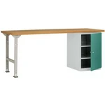 Dílenském COMBI model 8 s masivní deskou, Šxhxv = 2000 x 700 x 840 mm Manuflex WC5125.0001 WC5125.0001