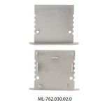 Koncovka McLED pro VX bez otvoru stříbrná barva ML-762.030.02.0