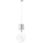 Závěsné světlo LED Brilliant Bulb 93429/15, E27, 60 W, chrom, transparentní