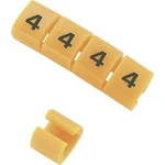 Označovací klip na kabely TRU COMPONENTS TC-MB1/4203 1593398, oranžová, 10 ks