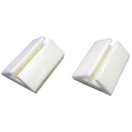 Úchytka TRU COMPONENTS TC-VC2203 1593019, samolepicí, 2.50 mm (max), přírodní, 1 ks