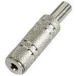 Jack konektor 3.5 mm TRU COMPONENTS 1572335 zásuvka, rovná, pólů 3, stříbrná, 1 ks, stereo