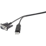 Kabel USB 2.0 Renkforce [1x USB 2.0 zástrčka A - 1x D-SUB zástrčka 9pólová] černá