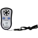 Anemometr Basetech BS-10AN, 0.1 do 30 m/s s funkcí měření teploty Kalibrováno dle bez certifikátu