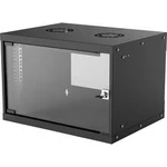 19" nástěnná rozváděcí skříň Intellinet 19" Wandverteiler Basic Line 6HE schwarz 714143, 6 HE, černá (RAL 9005)
