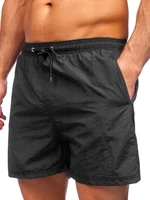 Černé pánské plavecké šortky Bolf YW07003