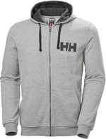 Helly Hansen Men's HH Logo Full Zip Bluza z kapturem Grey Melange XL