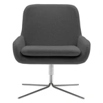 Antracitovosivé otočné kreslo Softline Coco Swivel
