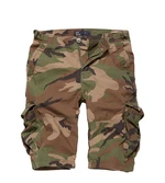 Kraťasy Terrance Vintage Industries® - US woodland (Farba: US woodland, Veľkosť: M)