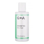 Q+A Green Tea Daily Toner 100 ml čisticí voda pro ženy na všechny typy pleti; na citlivou a podrážděnou pleť