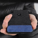 Bakeey Luxury Fabric Splice Soft Silicone Edge Shockproof Protective Case For Xiaomi Mi Play Non-original