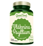 Vláknina Psyllium - GreenFood Nutrition, 96 kapsúl,Vláknina Psyllium - GreenFood Nutrition, 96 kapsúl