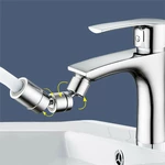 Suleve Universal Faucet Areator 1080 Degree Swivel Extender Splash Filter Bubbler Rotating Mesh Mouth Anti Splash Head D