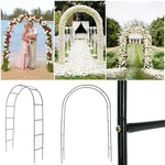 95" Iron Arch Way Assemble Door Wedding Party Bridal Prom Garden Floral Decorations