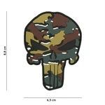 Nášivka Punisher 101INC® – Belgian Camo (Barva: Belgian Camo)