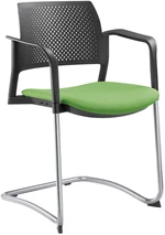 LD SEATING konferenční židle DREAM+ 101BL-Z-N4,BR, kostra chrom