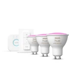 Propojovací zařízení Philips Hue BRIDGE a 3 ks LED žárovek GU10 4,3W (50W) White and Color Ambiance (2000-6500K/RGB) stmívatelné