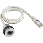 Schlegel RRJ_RJ45_150CM Konektor panela RJ45 RRJ_RJ45_150CM zásuvka, vstavateľná, zástrčka, rovná    sivá 1 ks